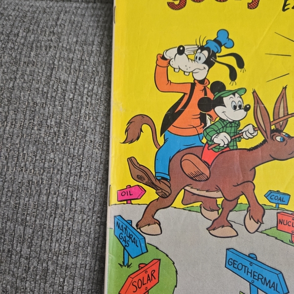 Mickey Mouse and Goofy Explore Energy Comics 1976 Vintage Book - Picture 8 of 8